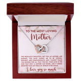 Loving Mother Interlocking Hearts Necklace