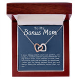 Bonus Mom Interlocking Hearts Necklace