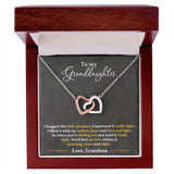 Granddaughter Hugged This Necklace Tight  Interlocking Hearts Necklace