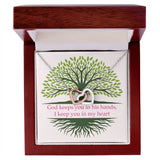 Faith Interlocking Hearts Necklace