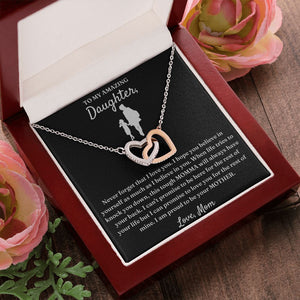 I Believe In You - Interlocking Hearts Necklace For Daughter