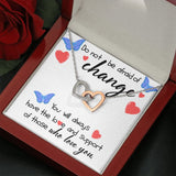 Love and Support Interlocking Hearts Necklace