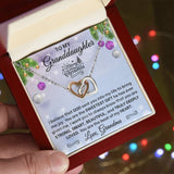 Granddaughter Interlocking Hearts Necklace
