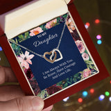 Always With You - Interlocking Hearts Necklace For Daughter