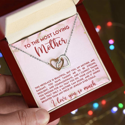 Loving Mother Interlocking Hearts Necklace