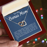 Bonus Mom Interlocking Hearts Necklace