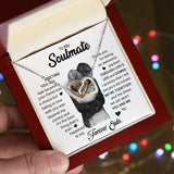 To My Soulmate | The Best Thing That's Ever Happened | Interlocking Hearts Necklace