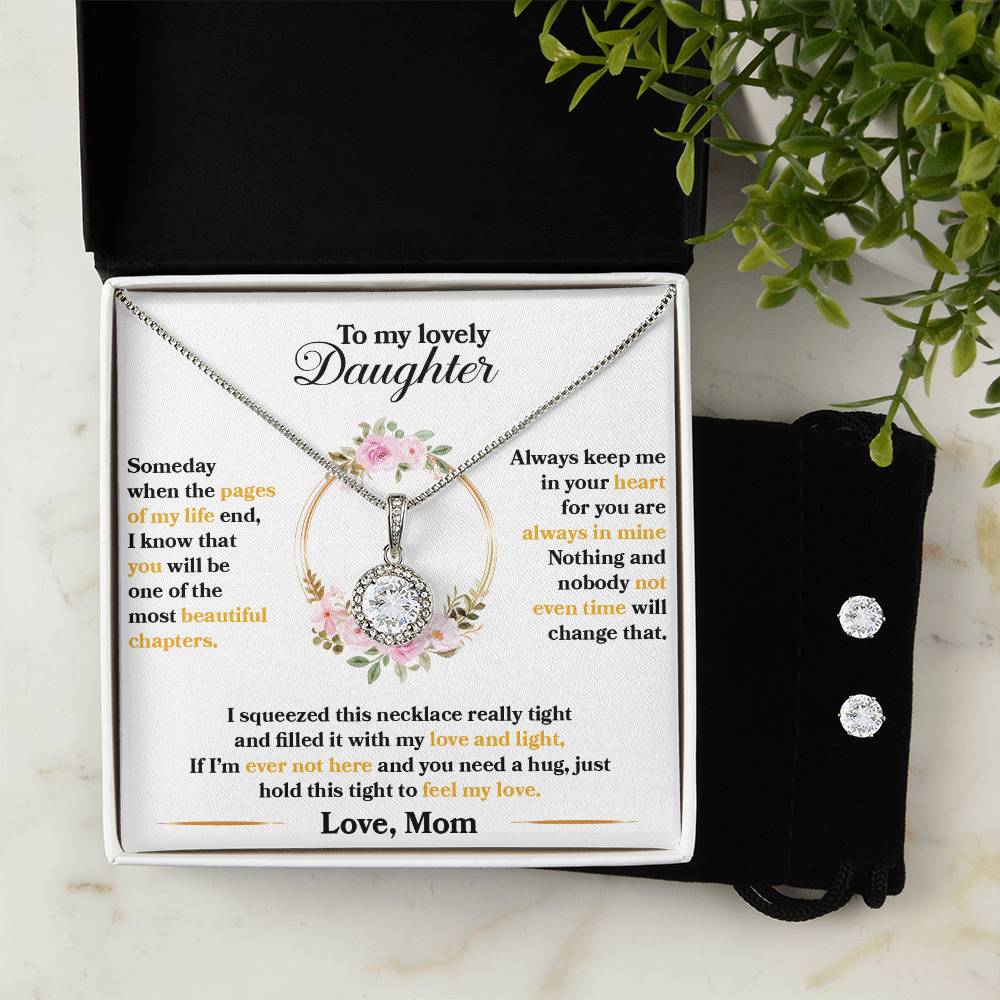 Daughter Eternal Hope Necklace and Earring Set
