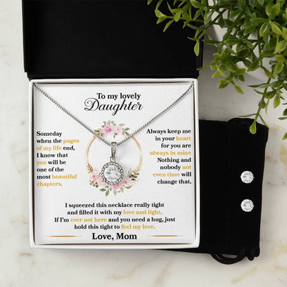 Daughter Eternal Hope Necklace and Earring Set