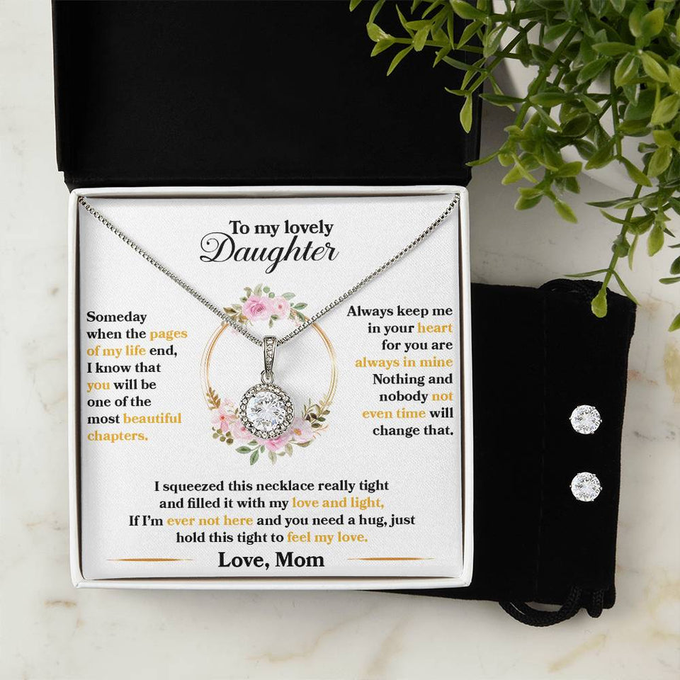 Daughter Eternal Hope Necklace and Earring Set