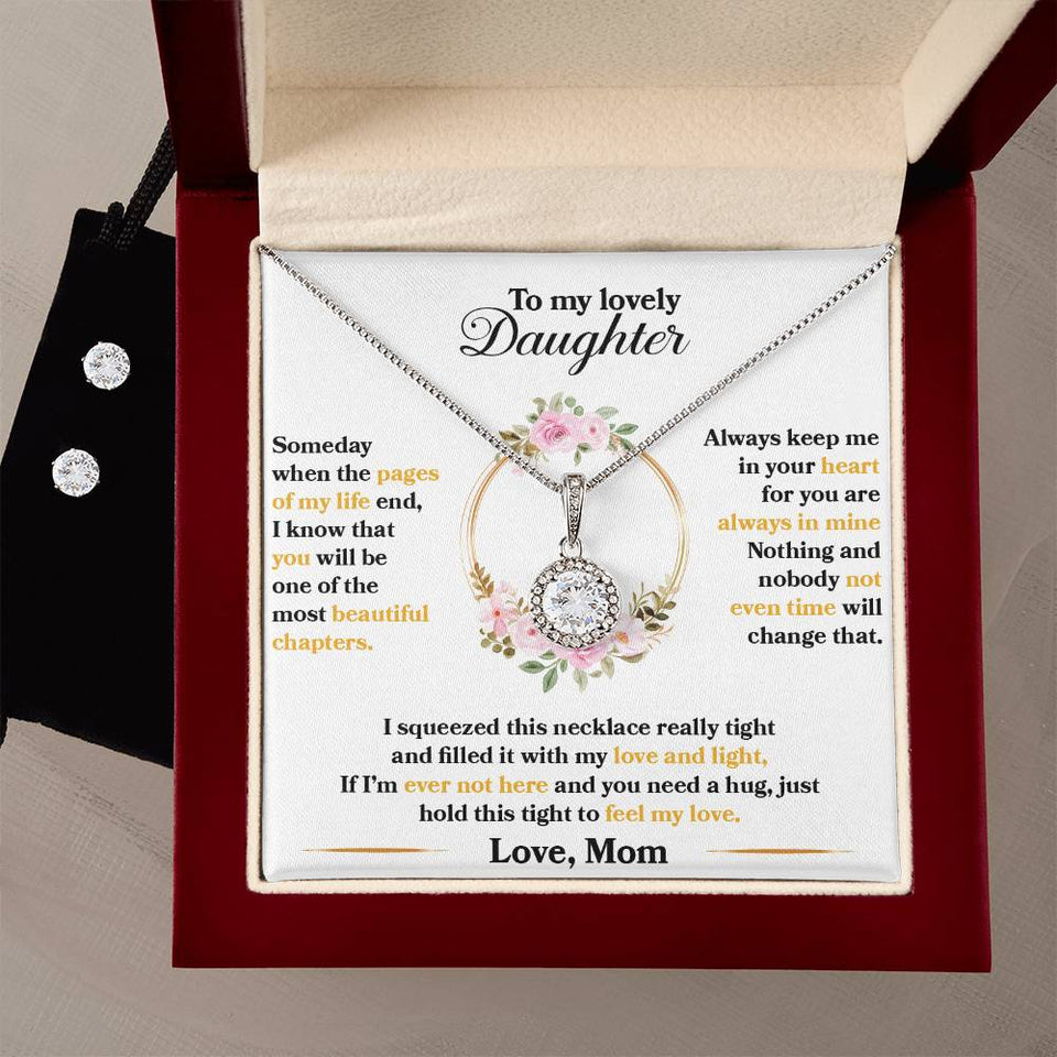 Daughter Eternal Hope Necklace and Earring Set