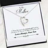 Son to Mom - Sweetest Gift Forever Love Necklace