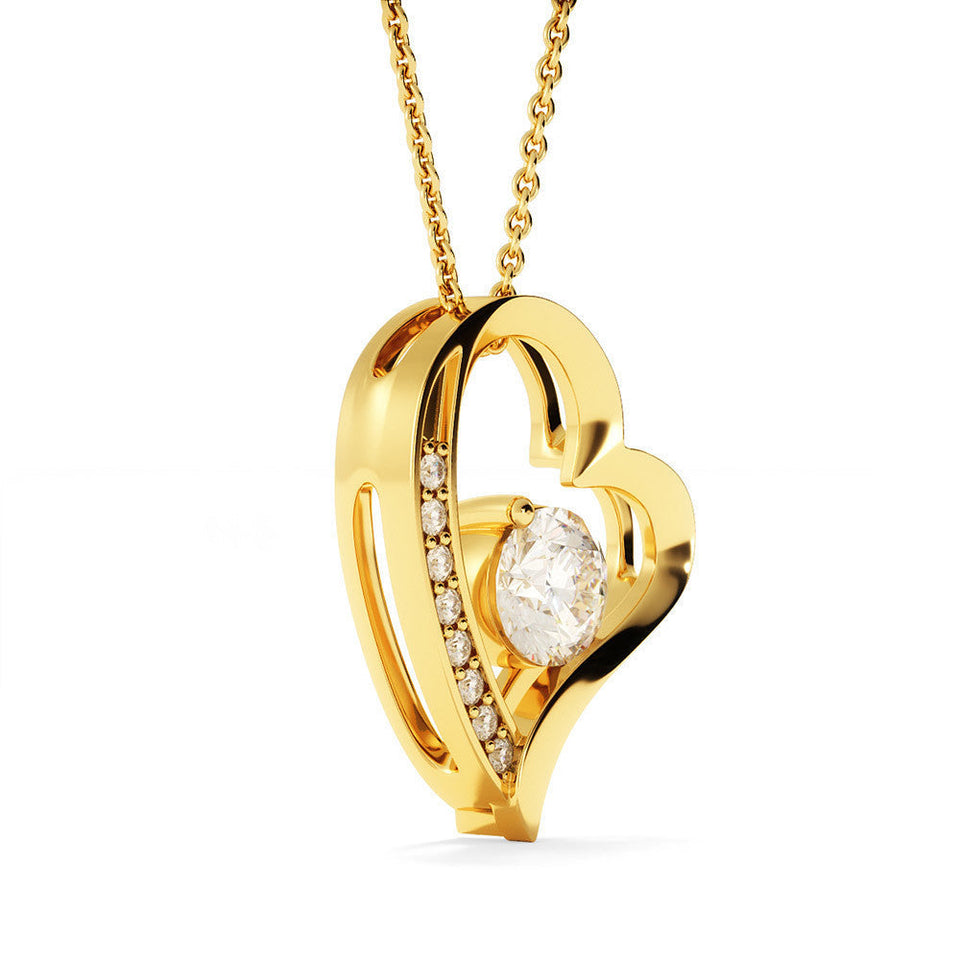 To My Daughter- Always Remember Forever Love Necklace