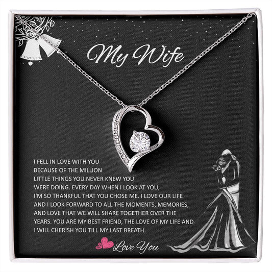 Forever Love Necklace, Gift to Wife Gift For Mom, necklace For Wife, Gift For Mother's Day