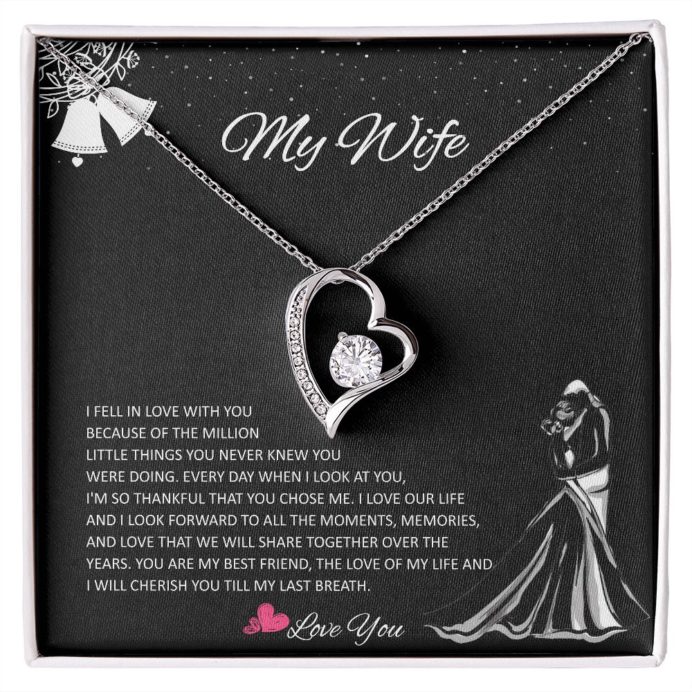 Forever Love Necklace, Gift to Wife Gift For Mom, necklace For Wife, Gift For Mother's Day