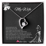 Forever Love Necklace, Gift to Wife Gift For Mom, necklace For Wife, Gift For Mother's Day