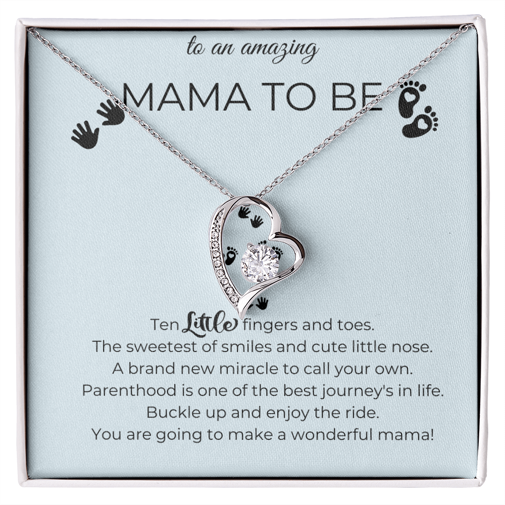 Mama to be'- Forever Love Necklace- Baby Shower