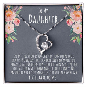 To My Daughter | My Love For You | Forever Love Necklace