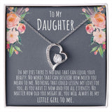 To My Daughter | My Love For You | Forever Love Necklace