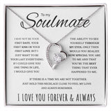 To My Soulmate | If There Is A Time We Are Not Together | Forever Love Necklace