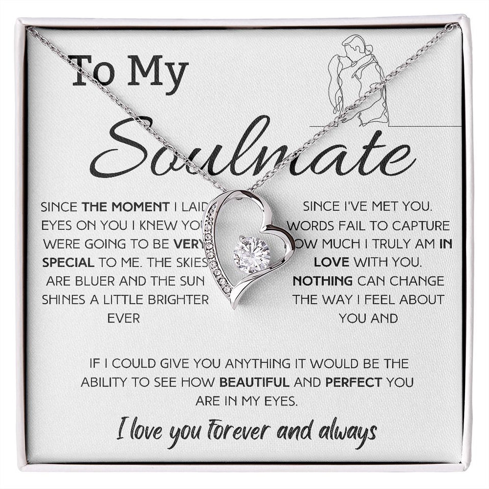 To My Soulmate | You Are Very Special To Me | Forever Love Necklace