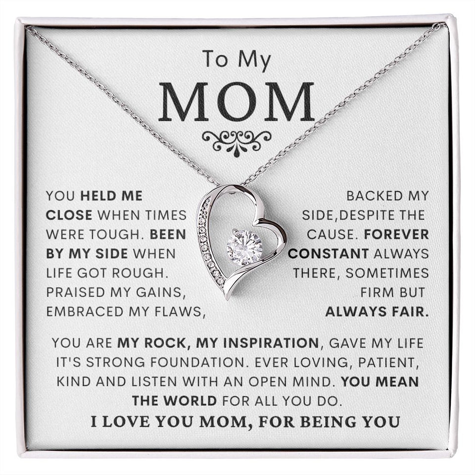 Mom Forever Love Necklace- For Being you