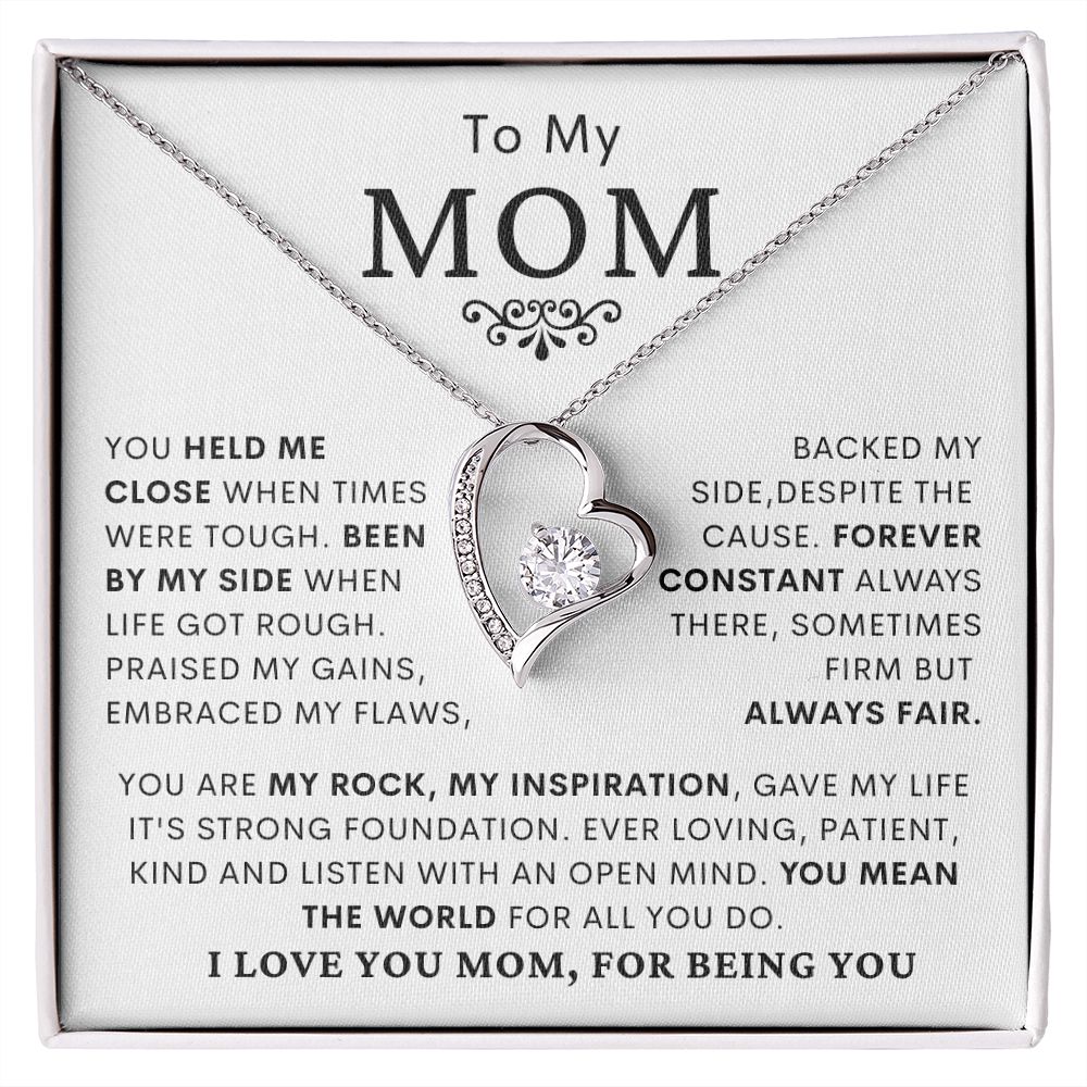 Mom Forever Love Necklace- For Being you