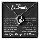 Forever Love Necklace, Special Gift to My Soulmate Gift For Mom, necklace For Wife, Gift For Mother's Day