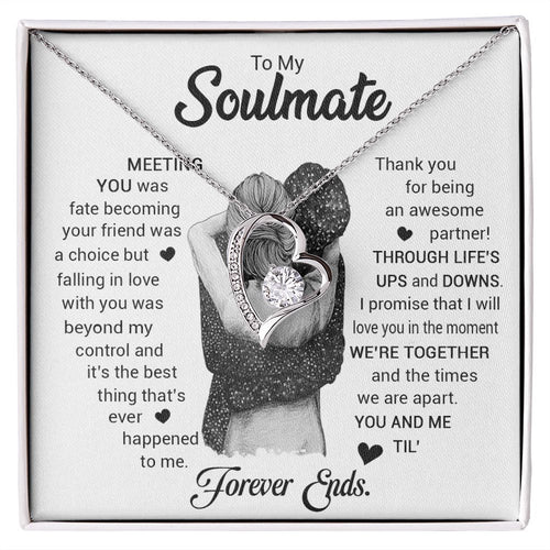 Soulmate The Best Thing That's Ever Happened | Romantic Gift For Your Soulmate | Forever Love Necklace
