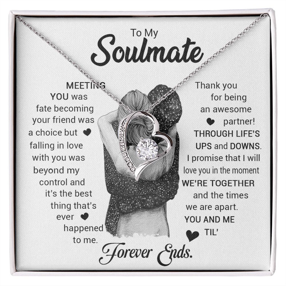 Soulmate The Best Thing That's Ever Happened | Romantic Gift For Your Soulmate | Forever Love Necklace