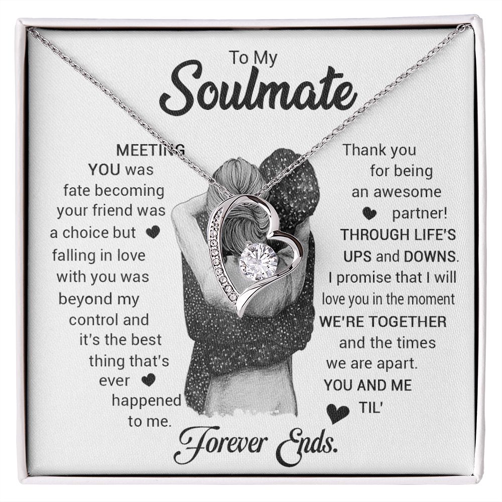 Soulmate The Best Thing That's Ever Happened | Romantic Gift For Your Soulmate | Forever Love Necklace