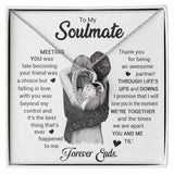 Soulmate The Best Thing That's Ever Happened | Romantic Gift For Your Soulmate | Forever Love Necklace
