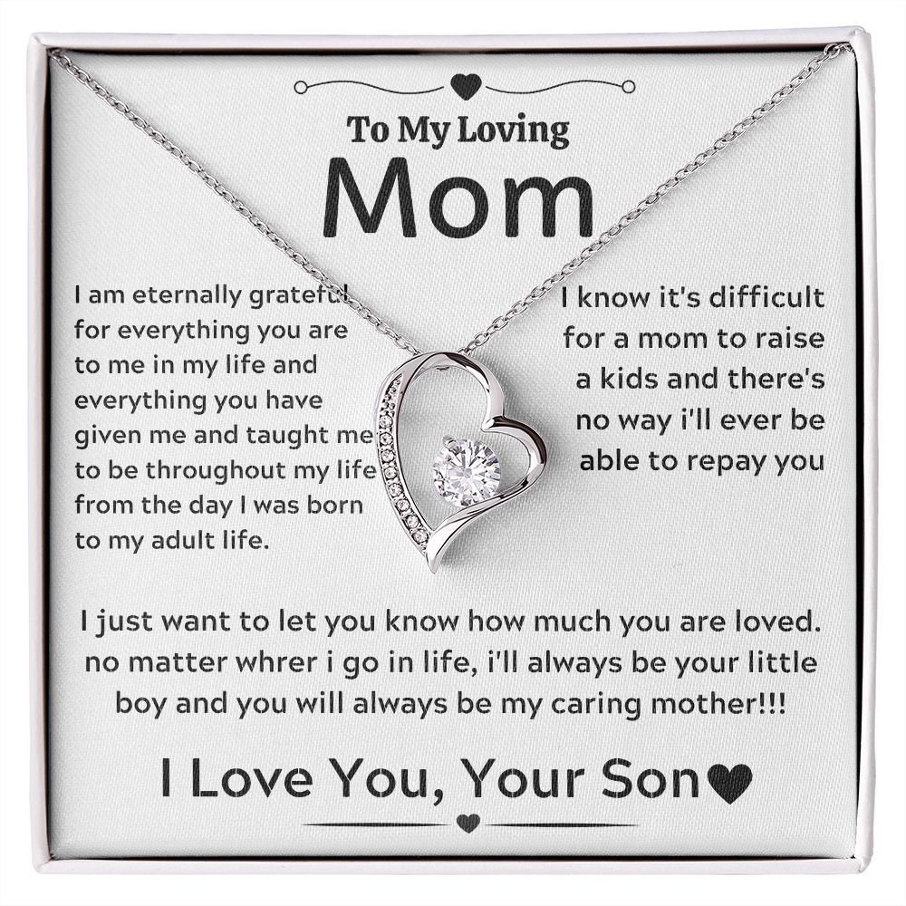 A Forever Love Necklace Gift For Mother's Day