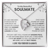 To My Beautiful Soulmate | If I Had One Wish | Forever Love Necklace