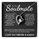 To My Soulmate - Forever Love Necklace - The Day I Met You - Black Card