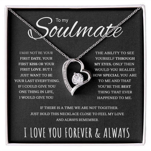 Soulmate If There Is A Time | Valentines Gifts For Soulmate | Forever Love Necklace