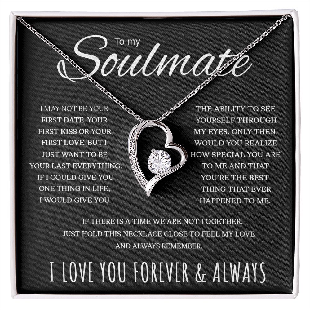 Soulmate If There Is A Time | Valentines Gifts For Soulmate | Forever Love Necklace