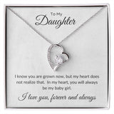 To My Daughter - Always My Baby Girl Forever Love Necklace