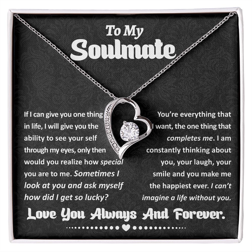 Forever Love Necklace Beautiful Piece for your Soulmate Gift For Mom, necklace For Wife, Gift For Mother's Day