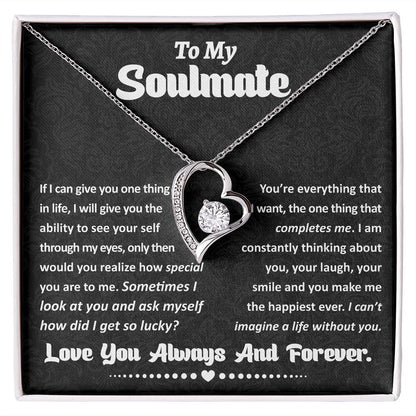 Forever Love Necklace Beautiful Piece for your Soulmate Gift For Mom, necklace For Wife, Gift For Mother's Day