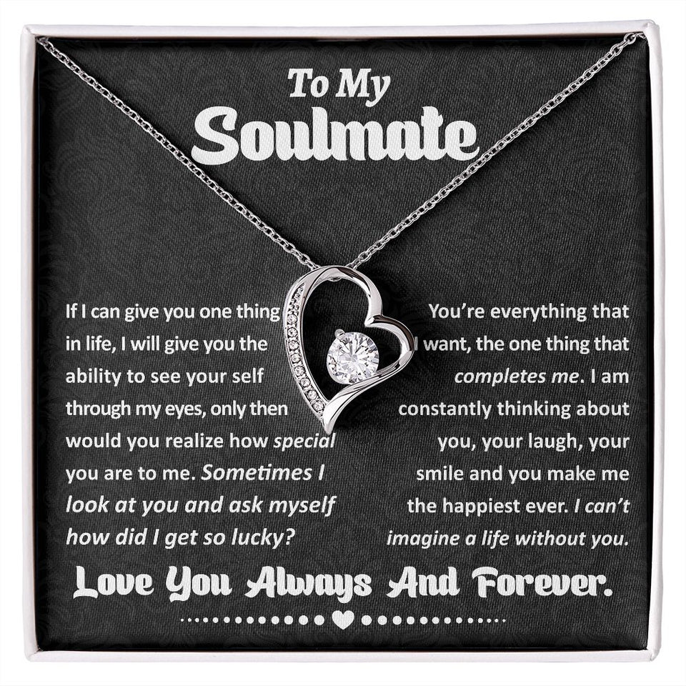 Forever Love Necklace Beautiful Piece for your Soulmate Gift For Mom, necklace For Wife, Gift For Mother's Day