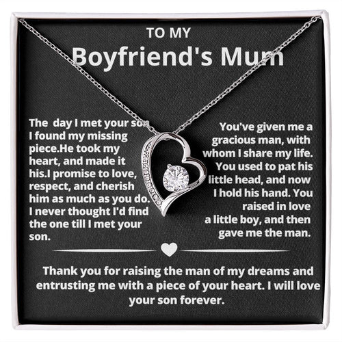 Forever Love Necklace for Boyfriend's Mum Gift For Mom, necklace For Wife, Gift For Mother's Day