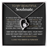 Soulmate You Are The Best Thing | Romantic Gift For Your Soulmate | Forever Love Necklace