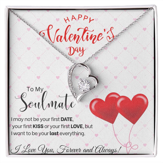 To My Soulmate - Forever Love Necklace - Red Balloons Gift For Mom, necklace For Wife, Gift For Mother's Day