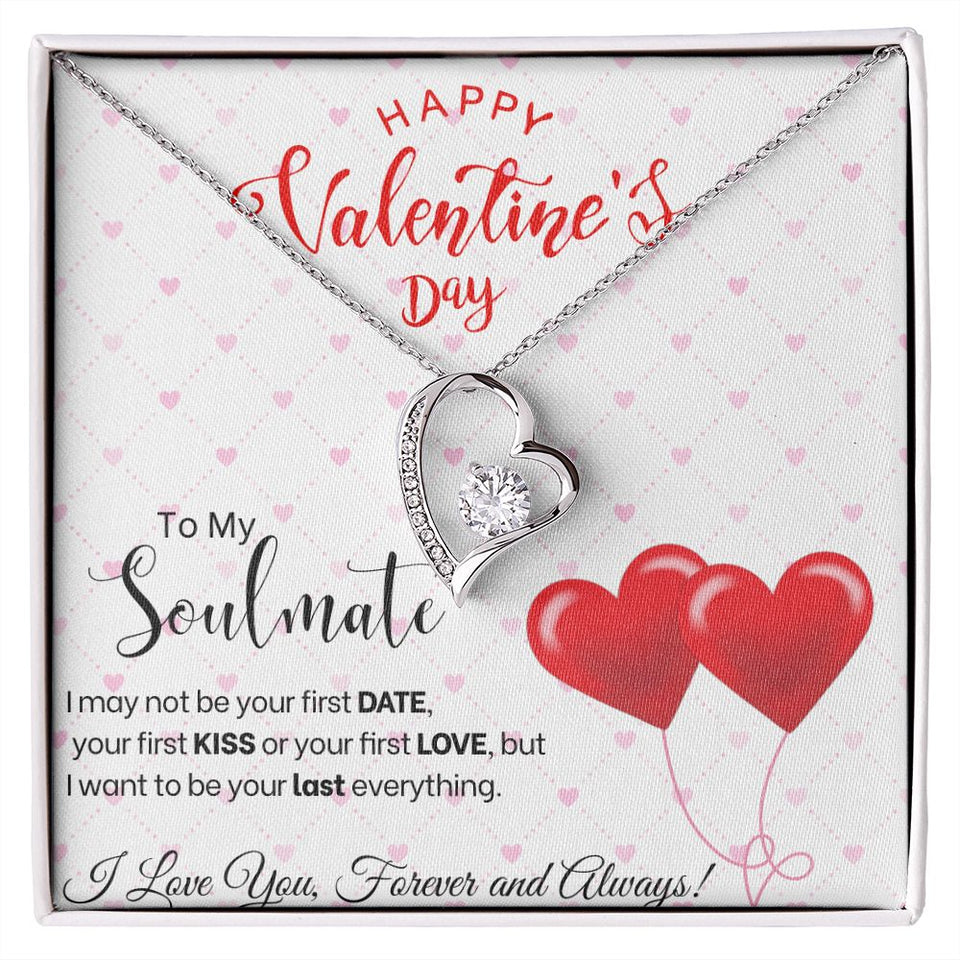 To My Soulmate - Forever Love Necklace - Red Balloons Gift For Mom, necklace For Wife, Gift For Mother's Day