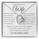 To My Beautiful Wife | My Dreams Came True | Forever Love Necklace