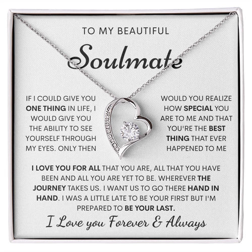 Soulmate Necklace- Hand in Hand Forever Love