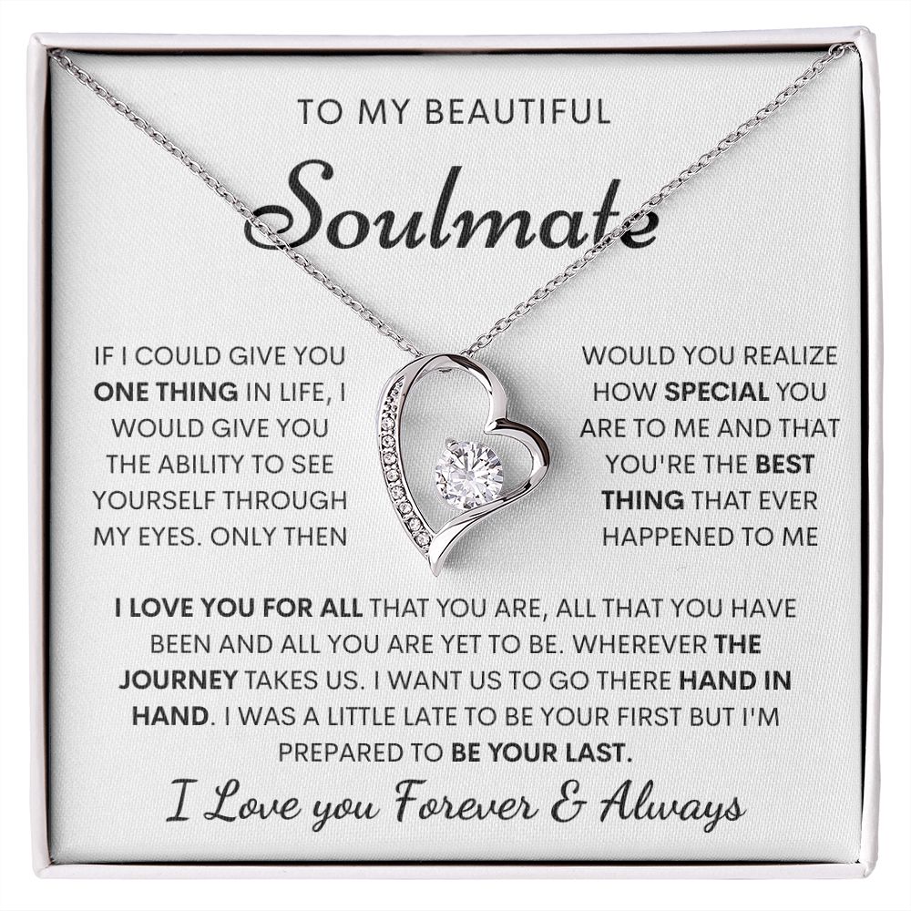 Soulmate Necklace- Hand in Hand Forever Love