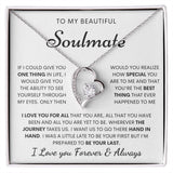 Soulmate Necklace- Hand in Hand Forever Love