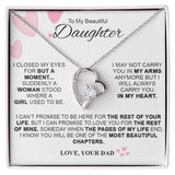 Daughter I Closed My Eyes For But A Moment | Best Gift For Daughter From Dad | Forever Love Necklace